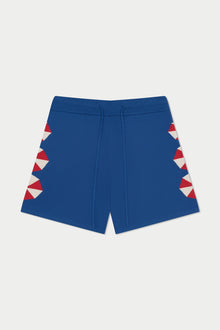 Blue Umbrella Knit Short | Blue
