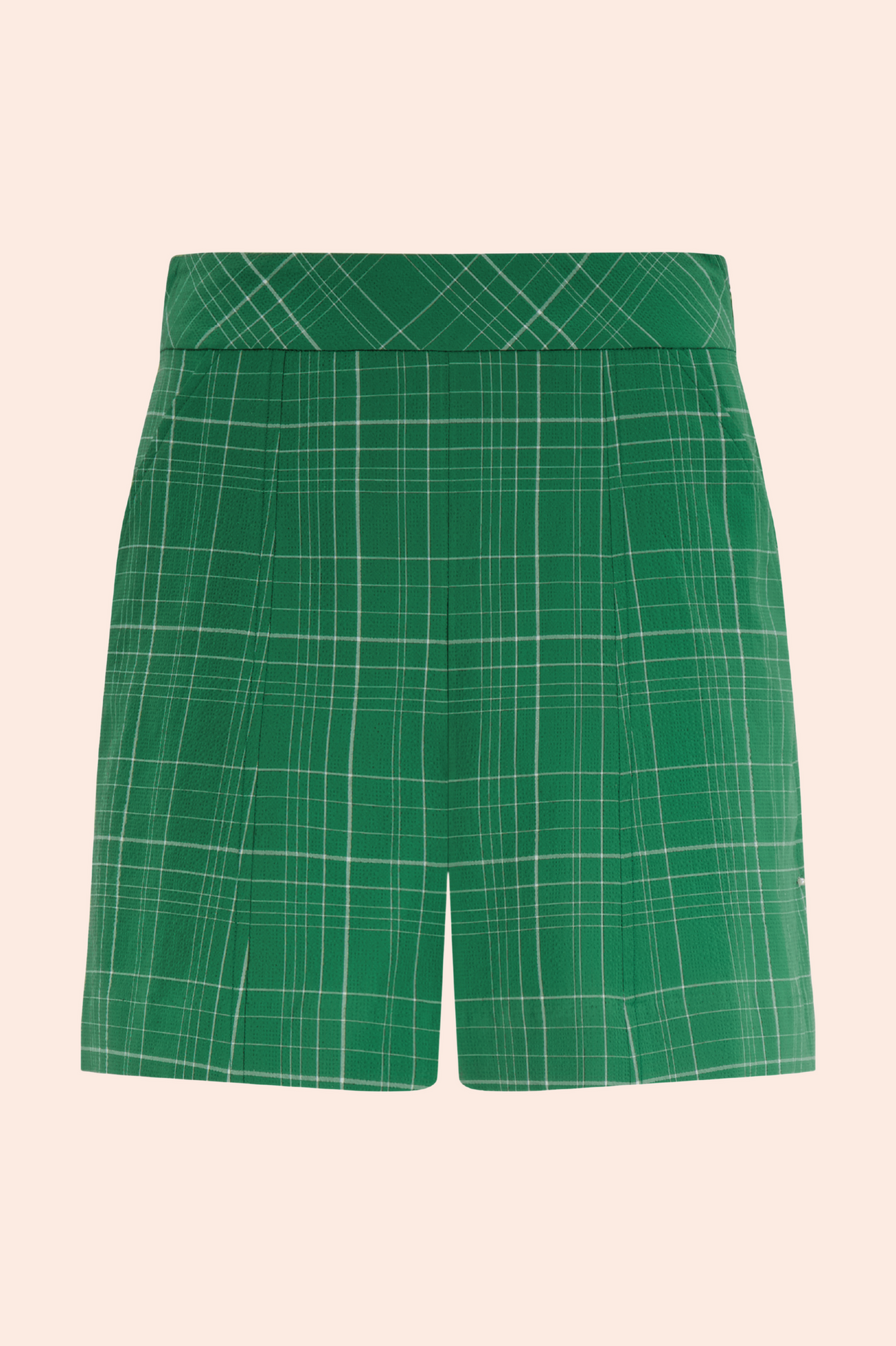 Stretch Seersucker Short | Green
