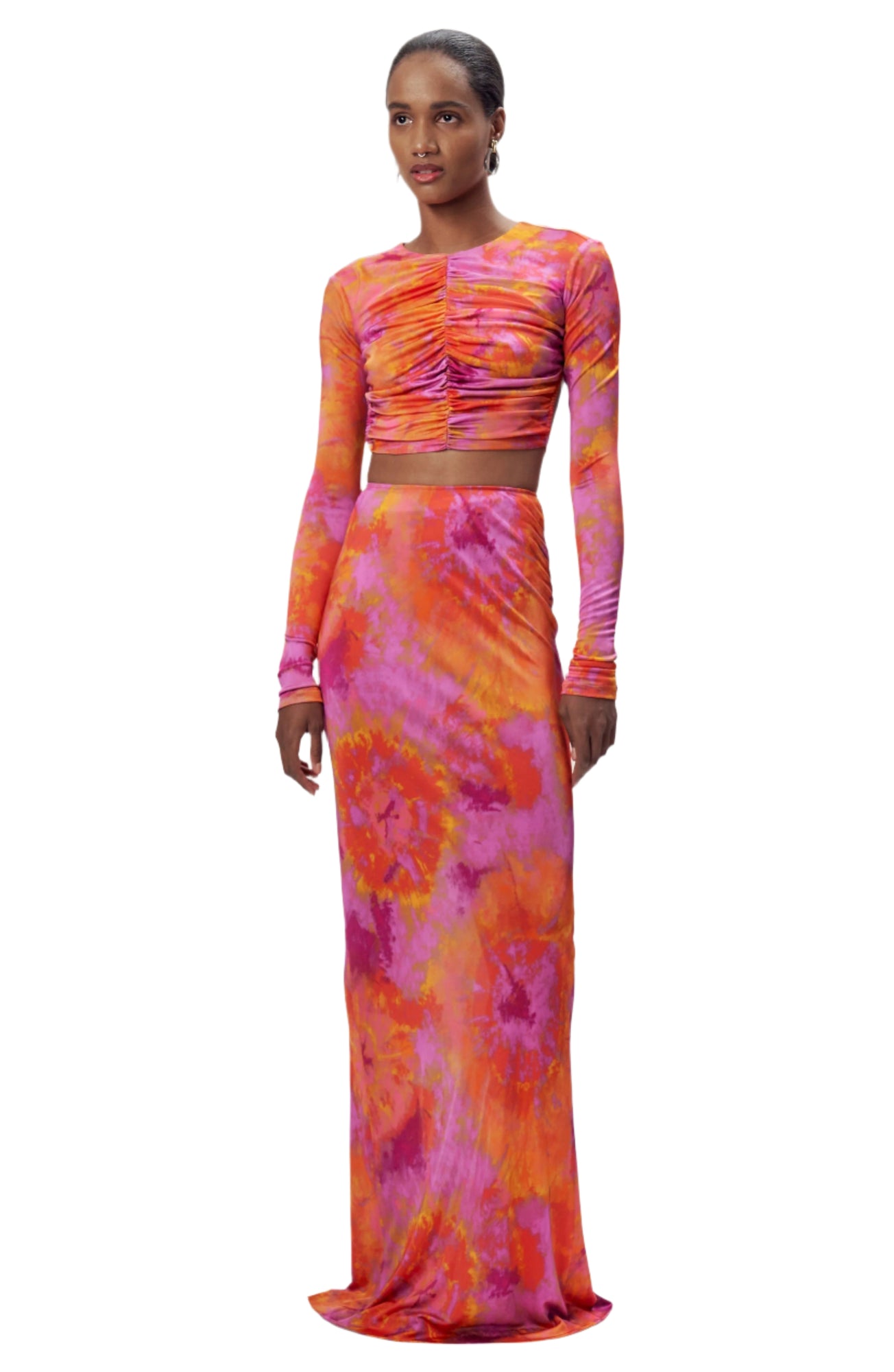 Larissa Skirt | Sunset Tie Dye Pink Multi