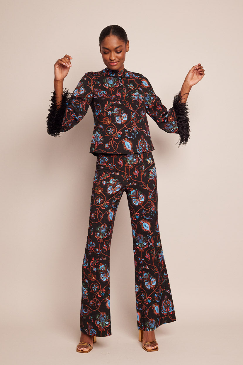 Pisa Pant | Marcel Black Coral