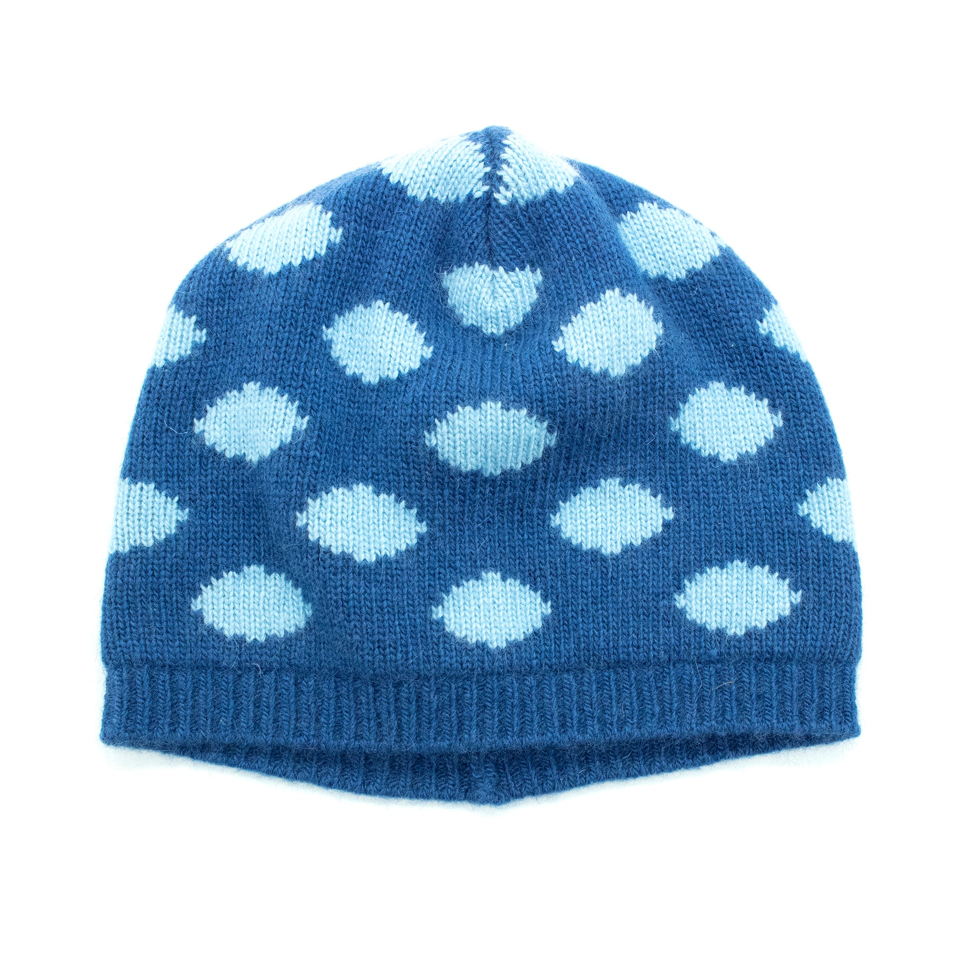 Kids | Polka Dots Hat | Happy Blue/Sky Blue