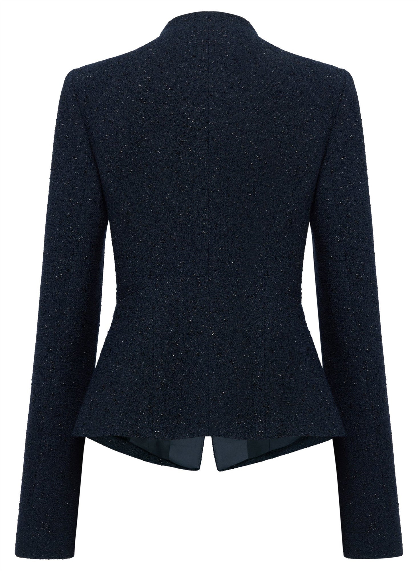 Wool Tweed Blazer | Black