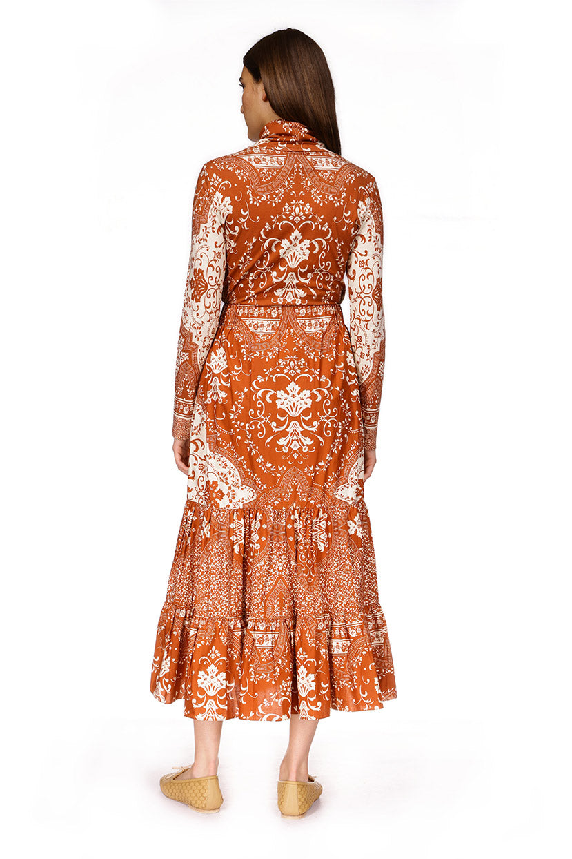 Chase Skirt | Picante Scroll Terrace