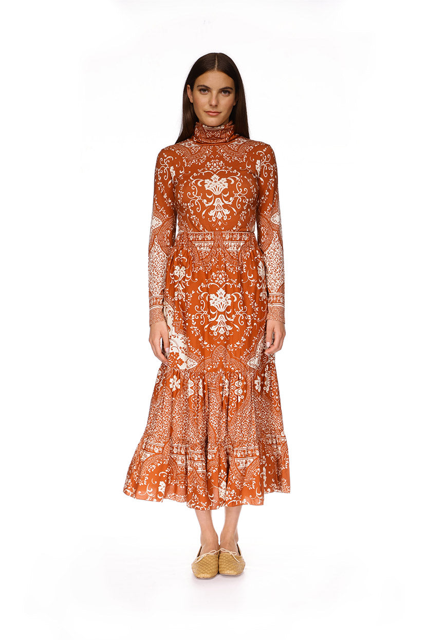 Chase Skirt | Picante Scroll Terrace