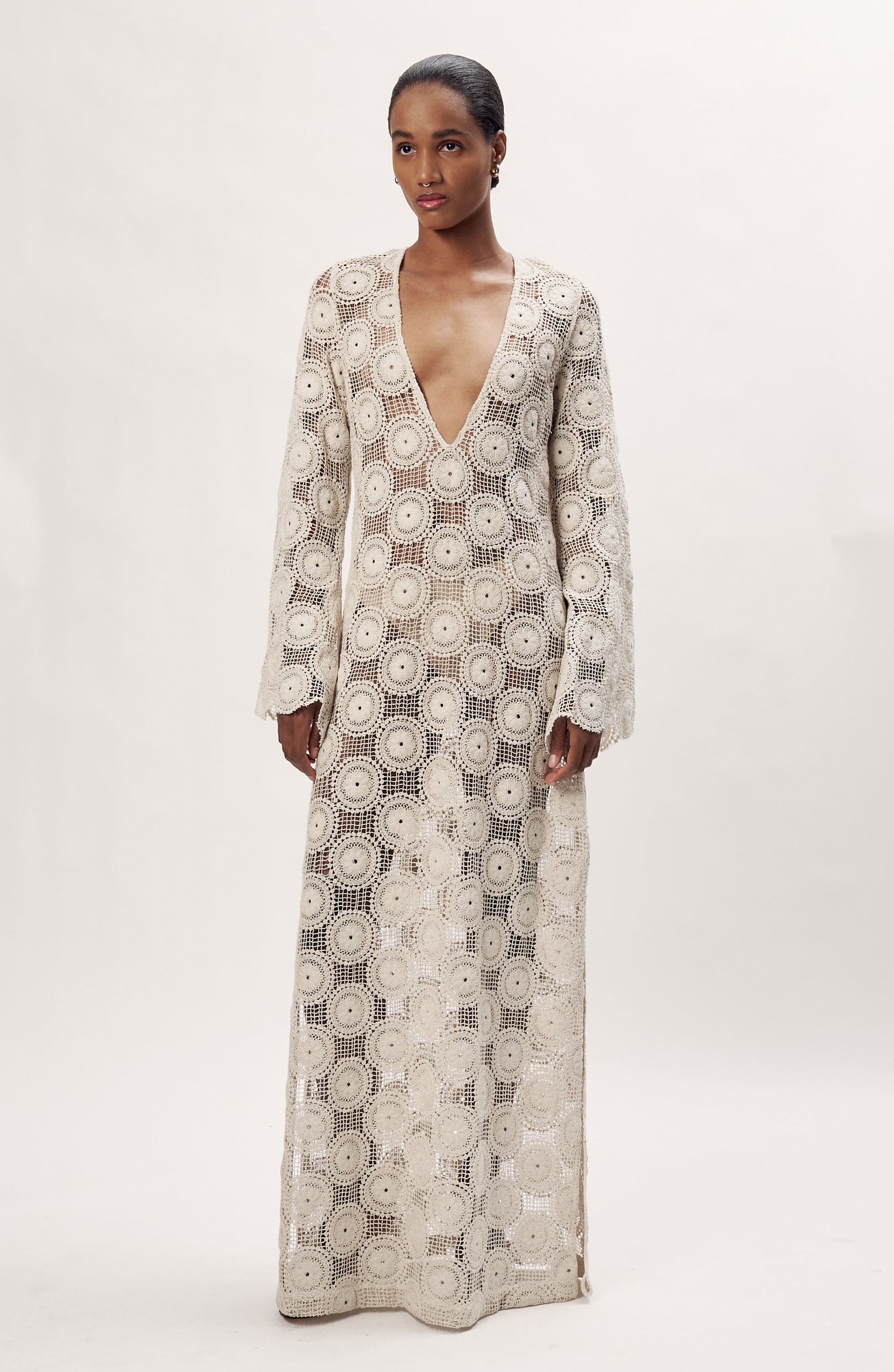 Asher Dress | Ecru