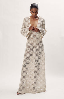 Asher Dress | Ecru