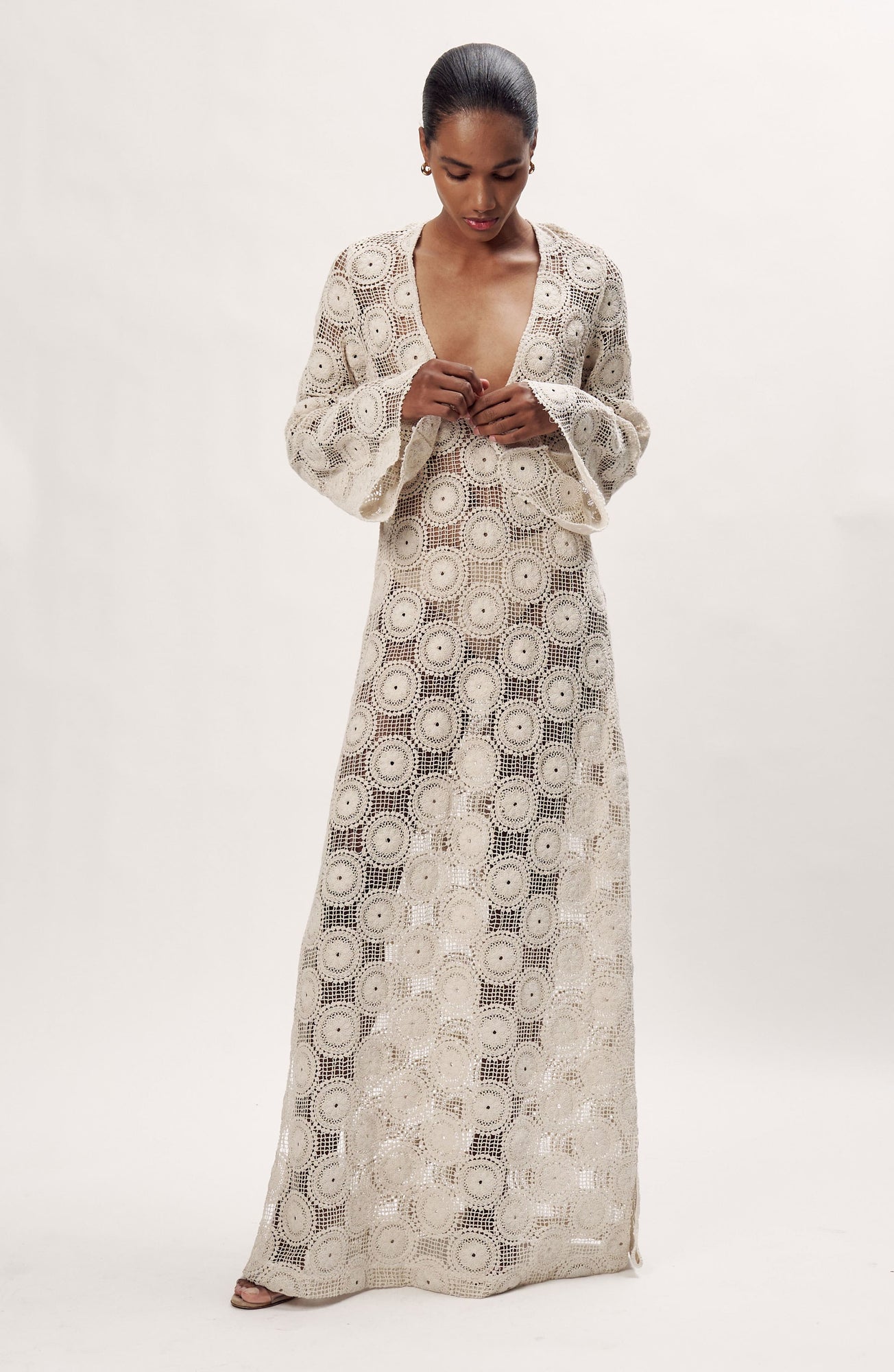 Asher Dress | Ecru