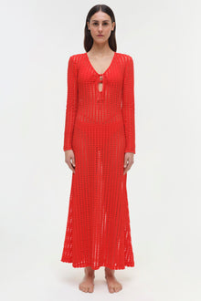Womens | Elton Dress | Fiery Red
