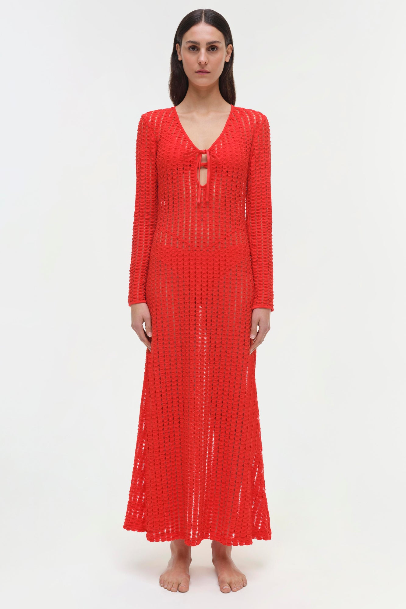 Womens | Elton Dress | Fiery Red