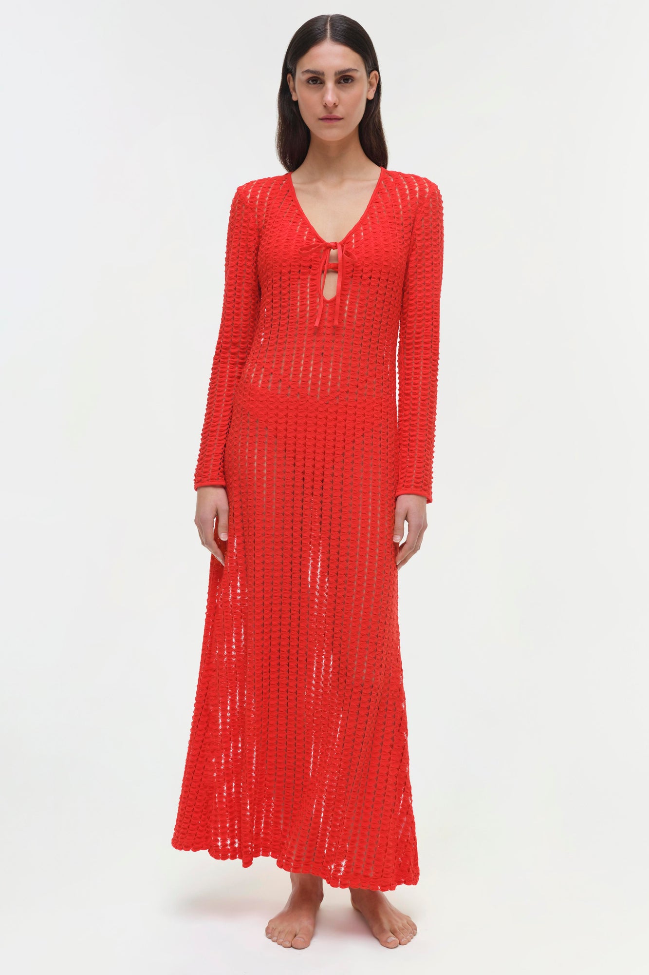 Womens | Elton Dress | Fiery Red