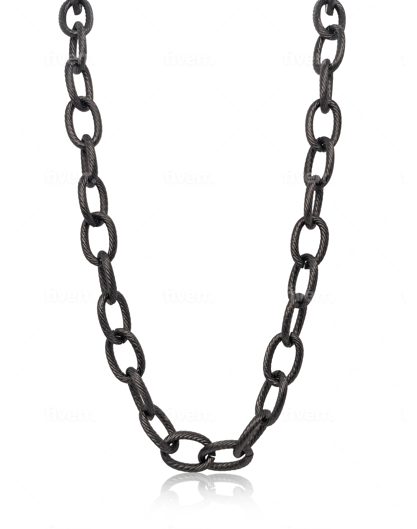 32" Oval Link Stainless Chain | Steel
