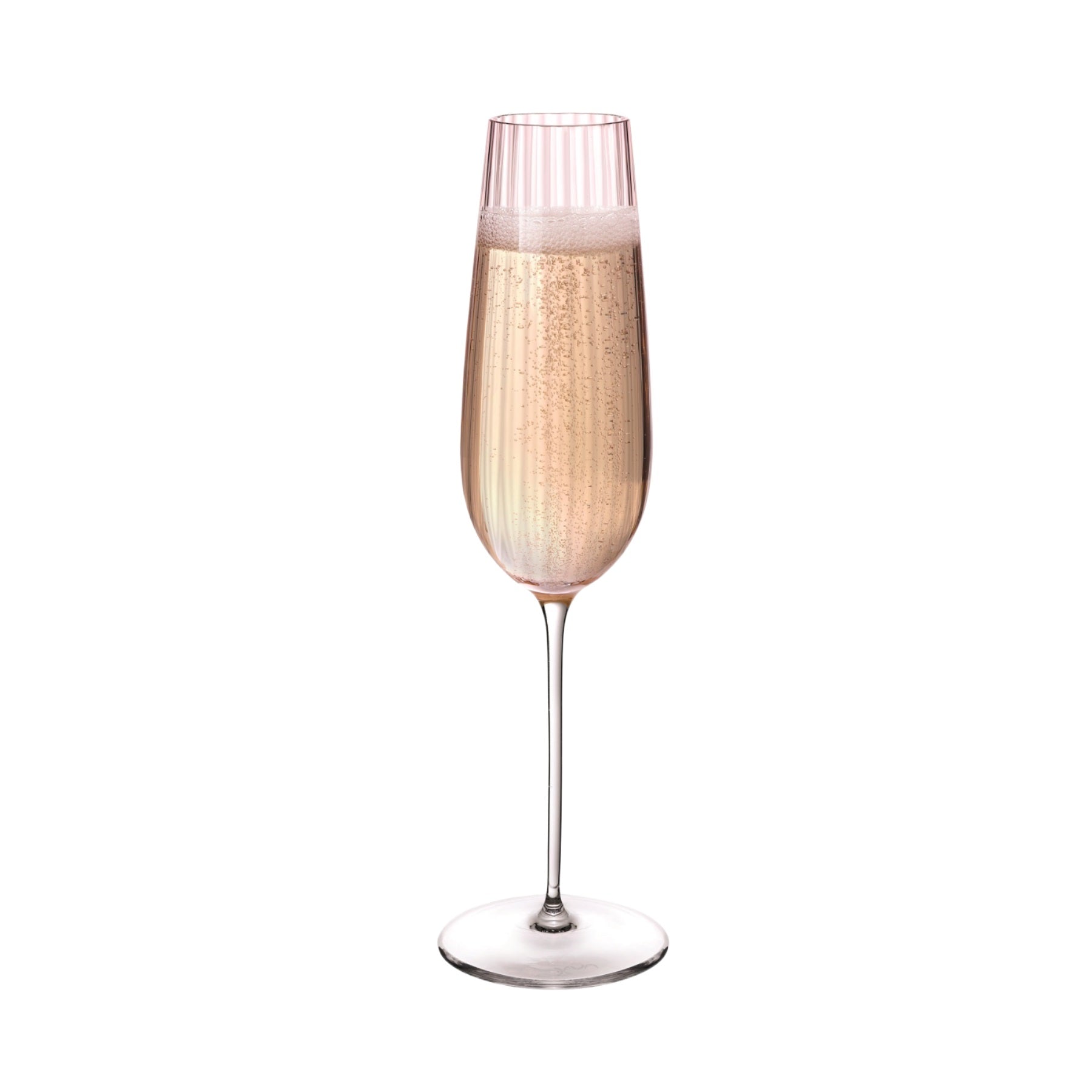 Round Up Sparkling Wine Glasses | Dusty Rose | Set of 2