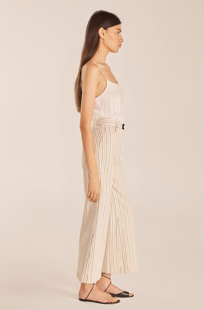 Striped Jean | Yarn Dye Stripe Ivory Combo