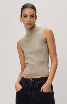 Gadot Knit Top | Champagne