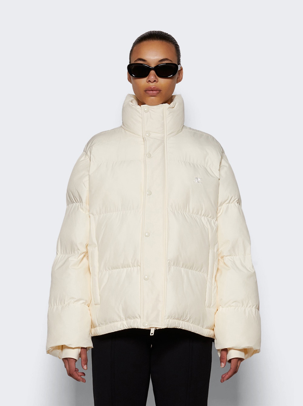 Women | Courrèges | Puffer Jacket Natural | White