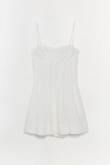 Womens | Kitt Cotton Mini Dress | White