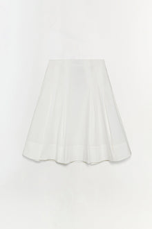 Womens | Samantha Cotton Midi Skirt | White