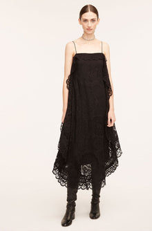 Doily Lace Dress | Black