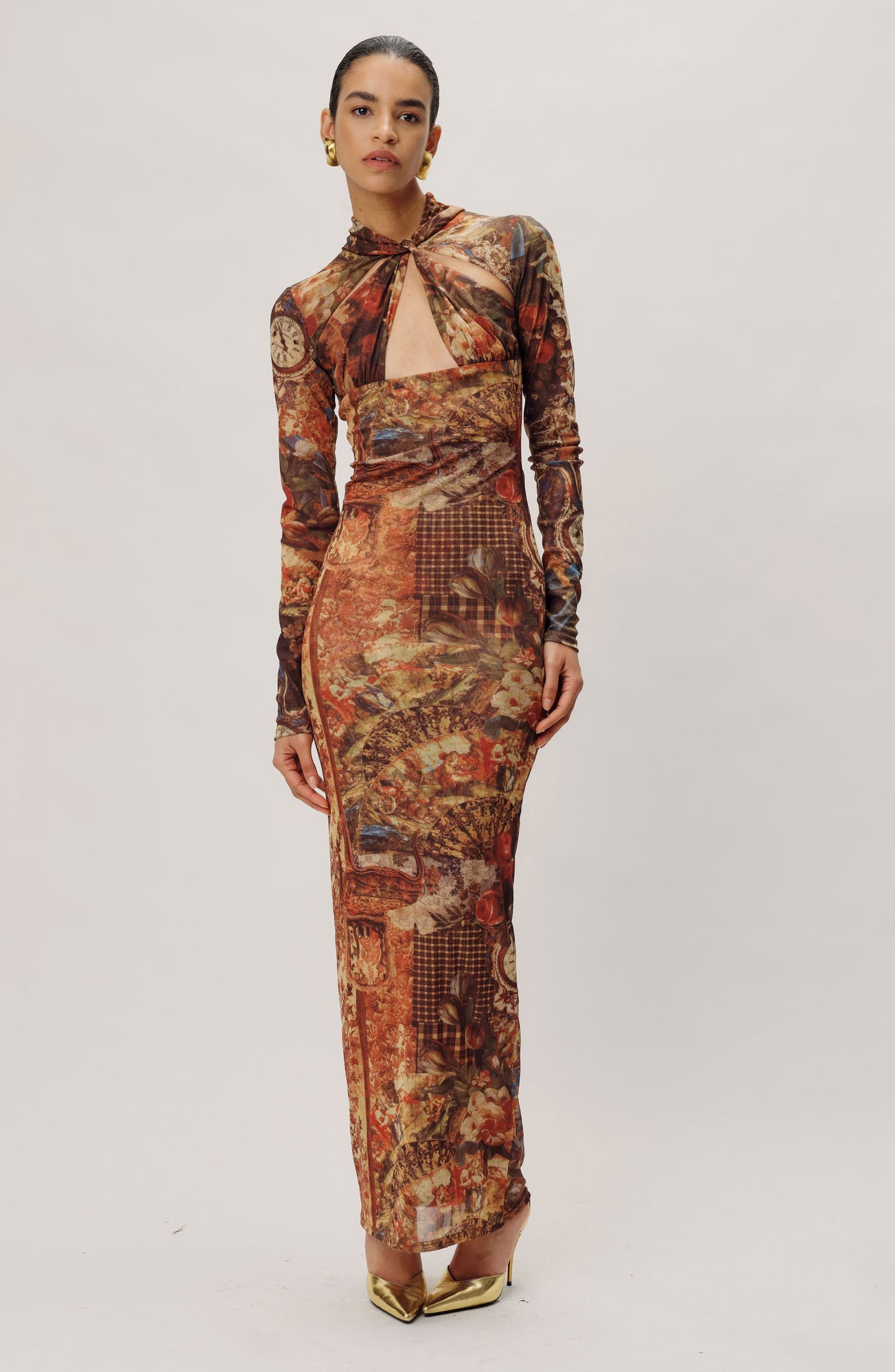 Micah Dress | Bronze Combo