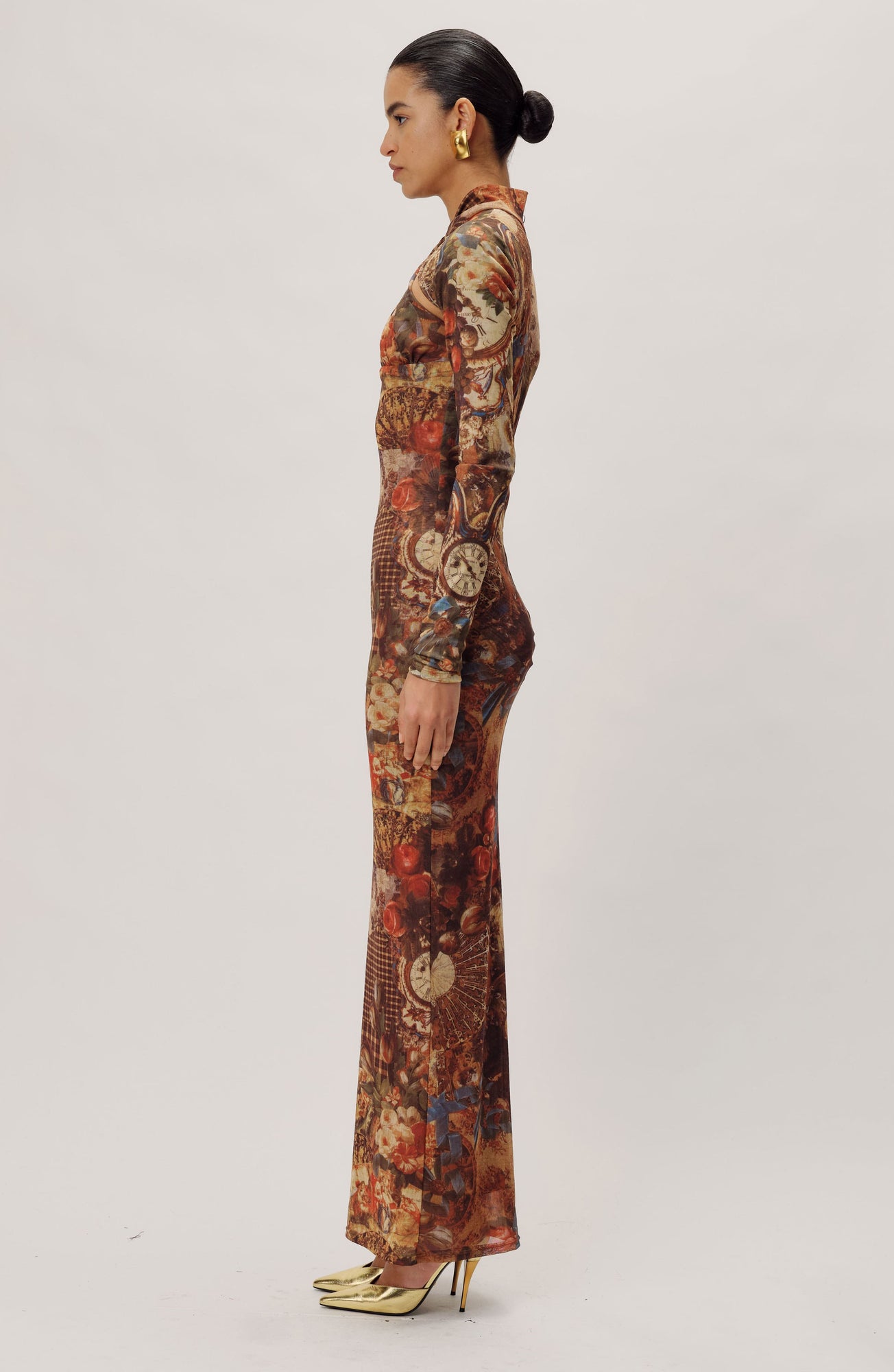 Micah Dress | Bronze Combo