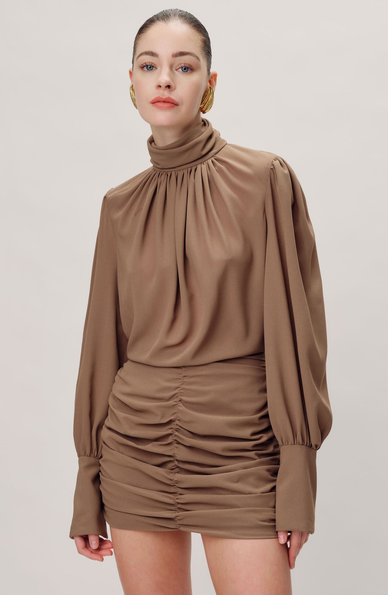 Yebba Dress - Toffee - Ronny Kobo