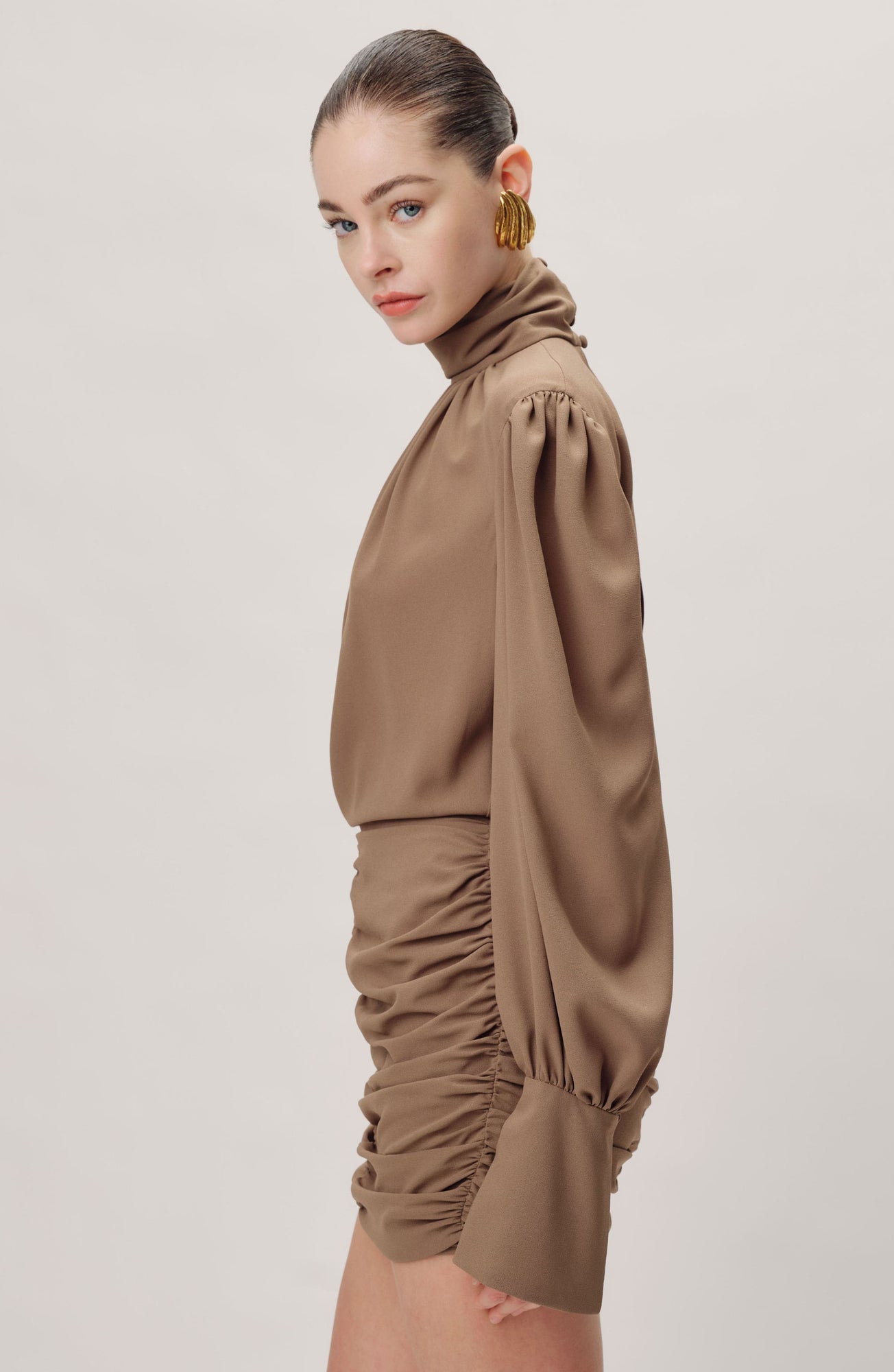 Yebba Dress - Toffee - Ronny Kobo