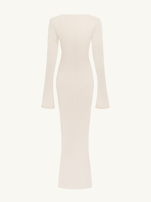 Ella Long Sleeve Dress | Snow Sequin