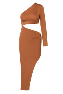Catira Midi Dress | Marron
