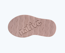 Bottom view of a Native Shoes Kids Fitzsimmons Citylite Bloom Kids | Chameleon Pink/ Chameleon Pink/ Jiffy Black Footwear