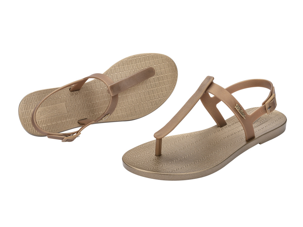 Sun Ventura Metallic Sandal | Gold