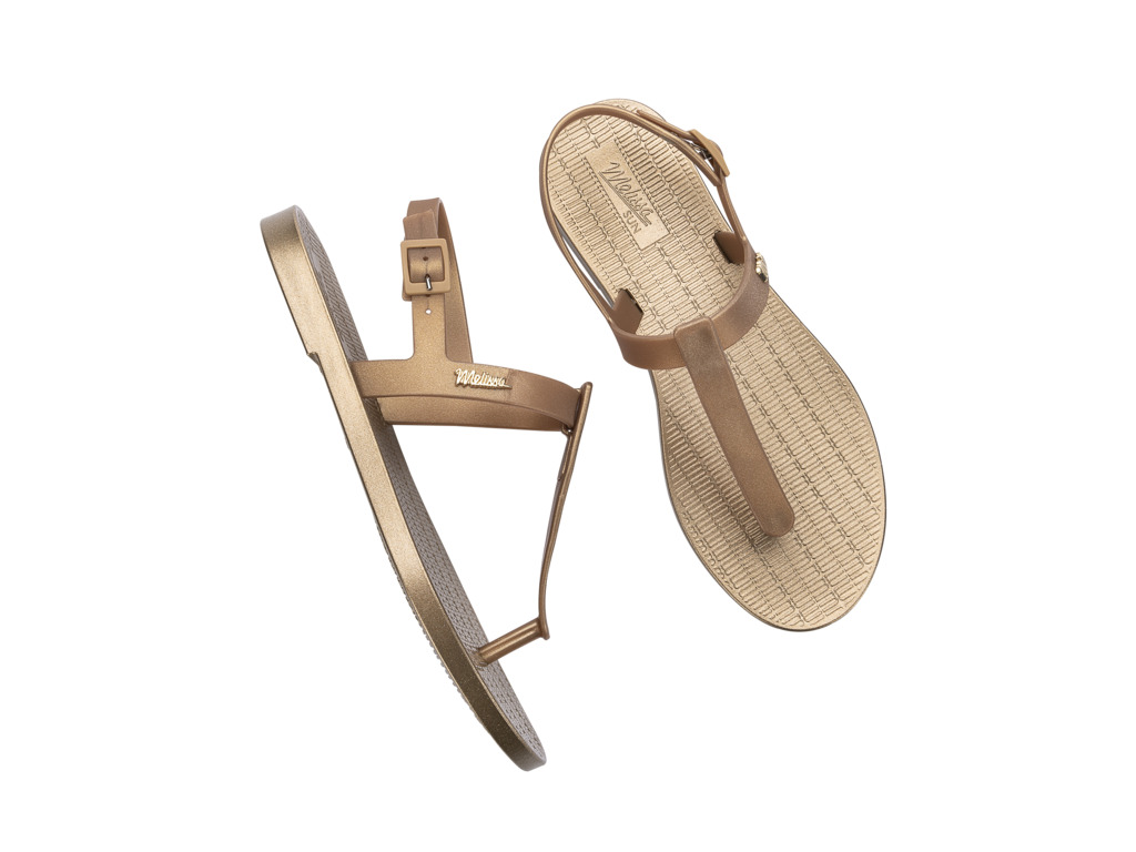 Sun Ventura Metallic Sandal | Gold