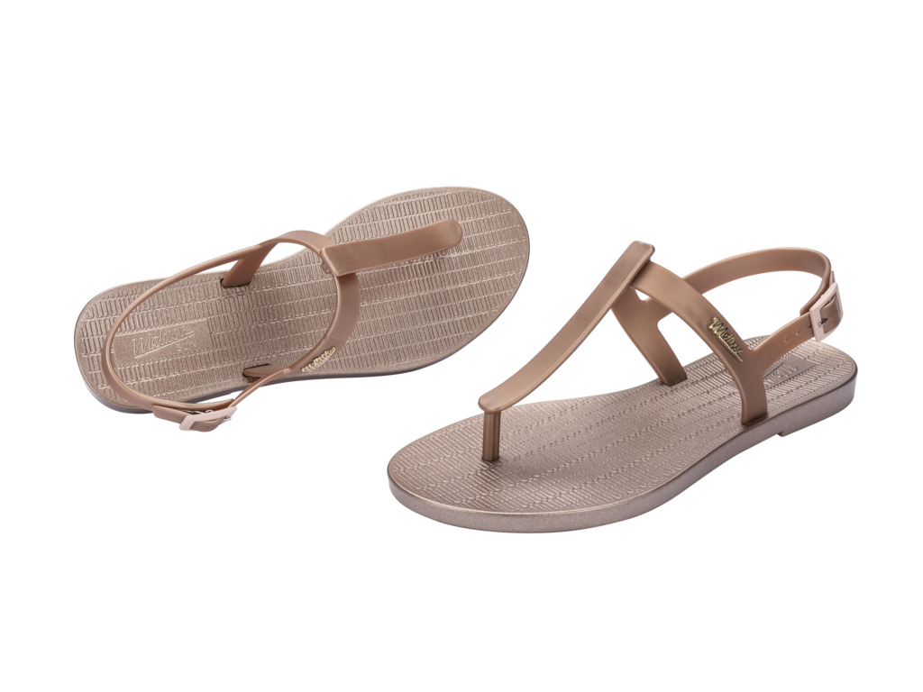 Sun Ventura Metallic Sandal | Rose