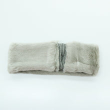 Faux Fur Headband | Grey