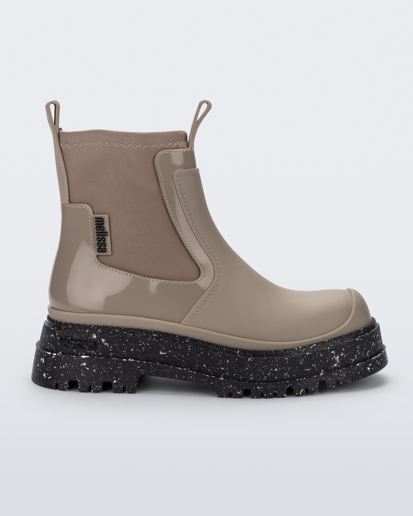 Melissa | Drip Boot | Black/Beige