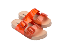 Womens | Cozy Slide | Beige/Orange