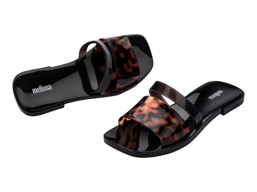 Womens | Ivy II Slide | Black/Tortoiseshell