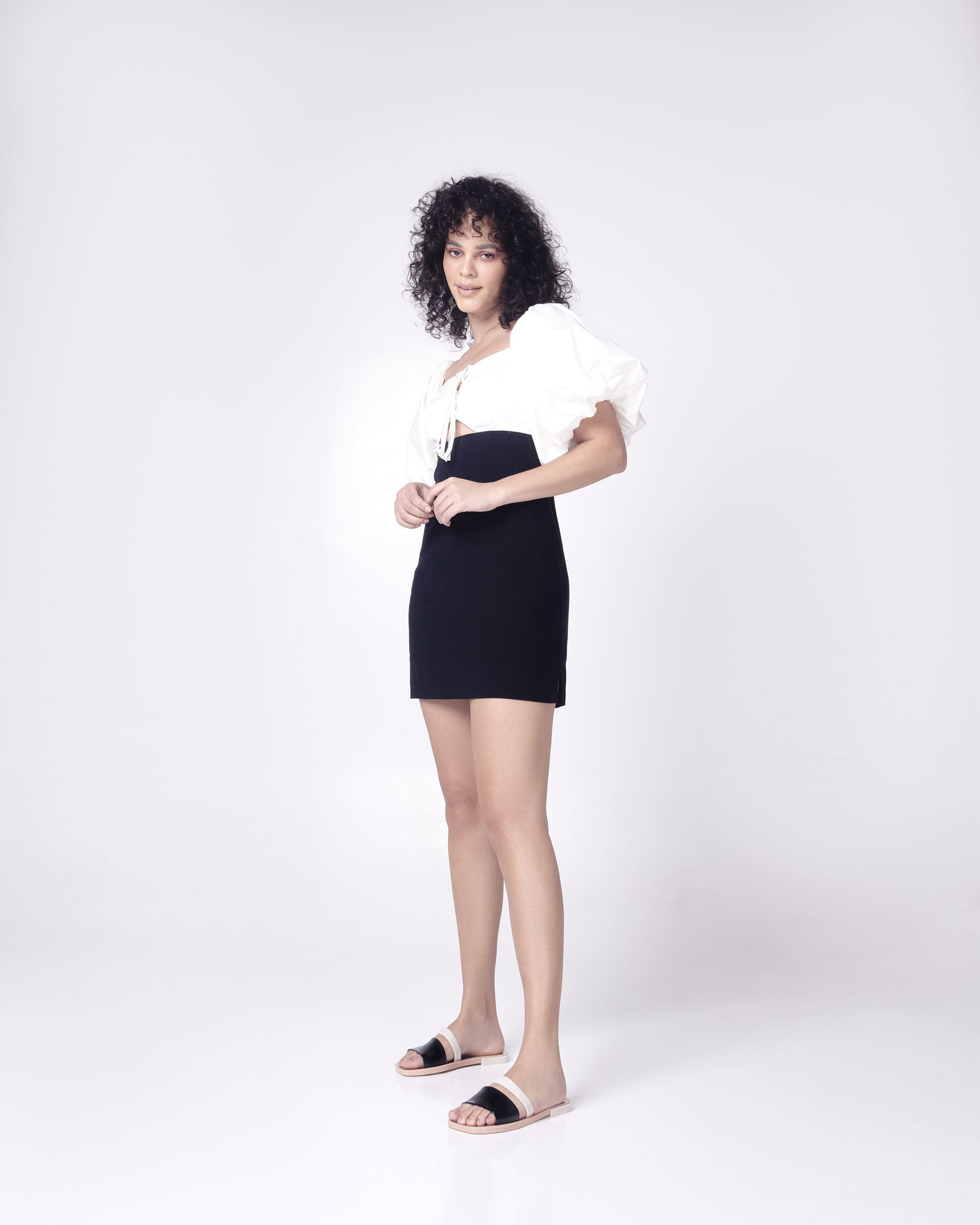 Ivy II AD Slide | Beige/Black