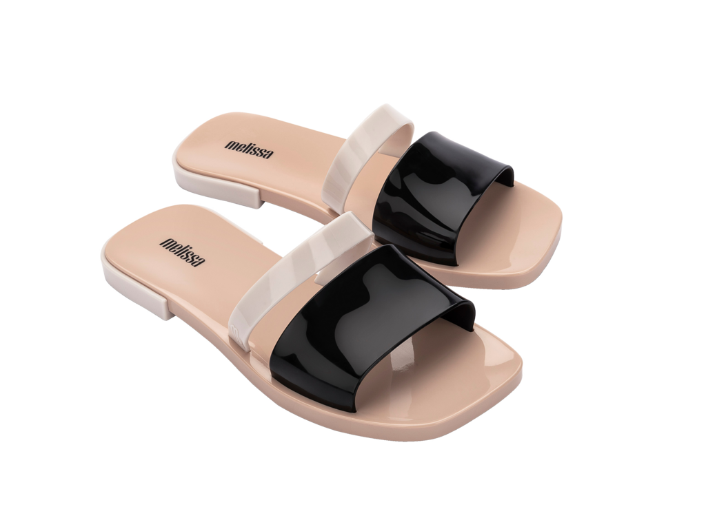 Womens | Ivy II Slide | Beige/Black