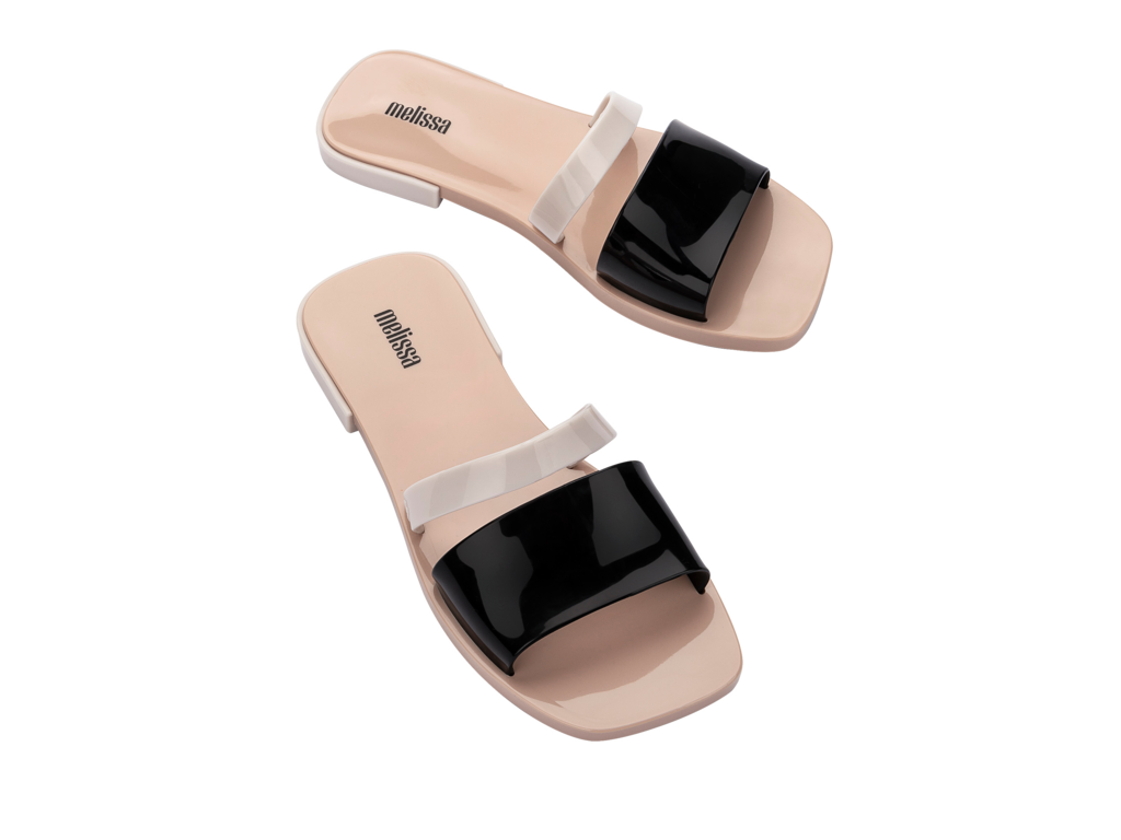 Womens | Ivy II Slide | Beige/Black