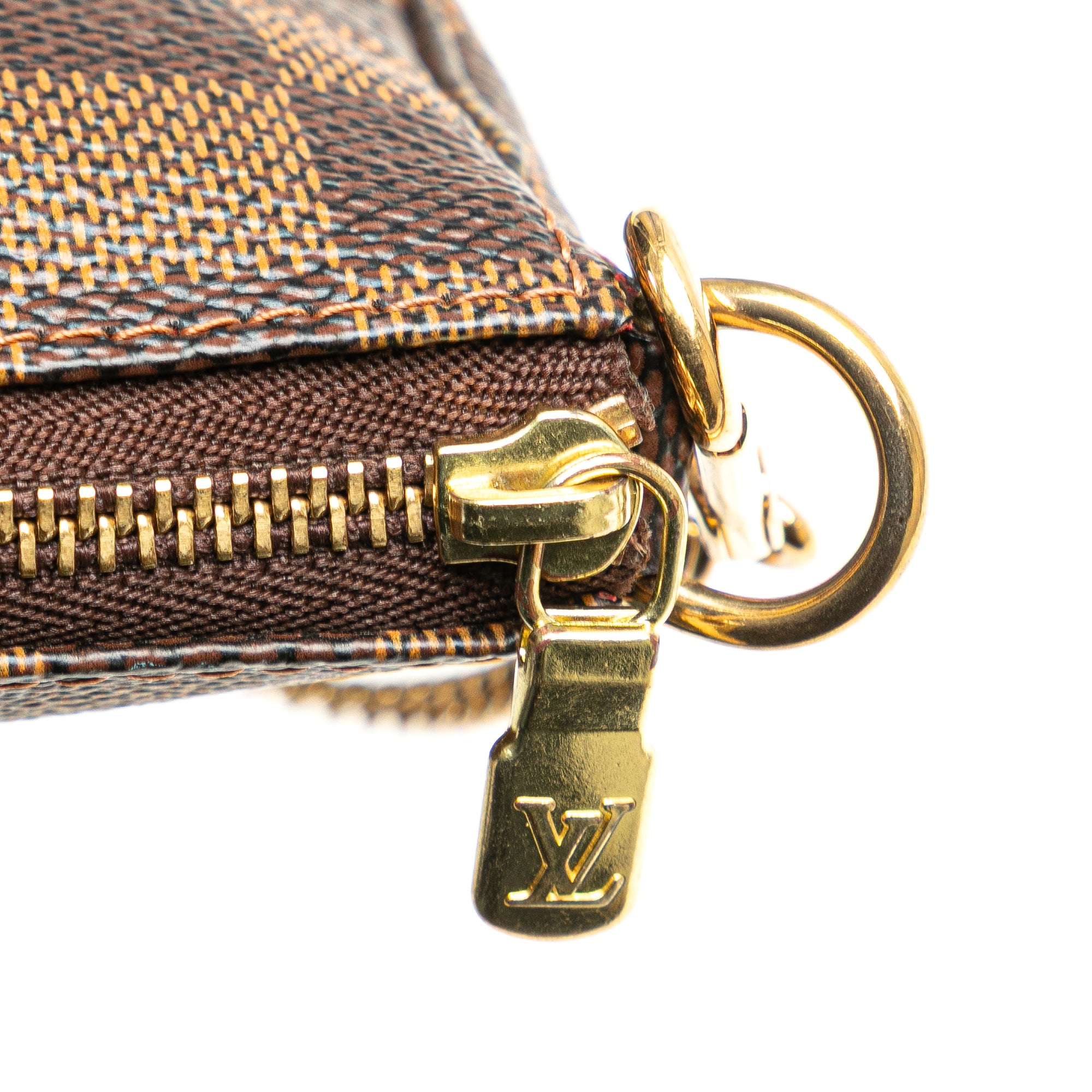 Louis Vuitton | Pre-Owned Damier Ebene Trunks and Bags Mini Pochette Accessoires - II | Brown