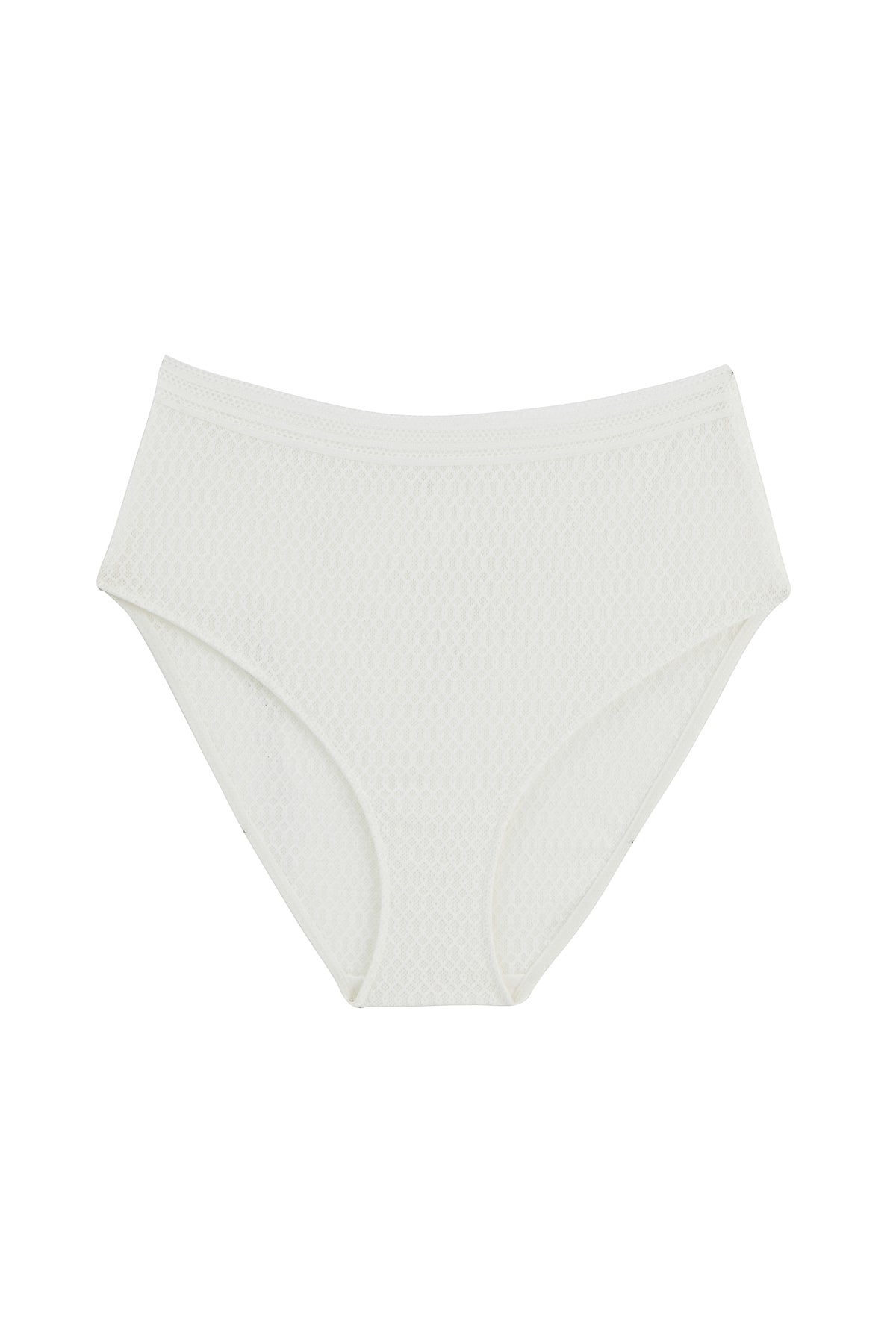 Kaia High Waist Brief | Ivory