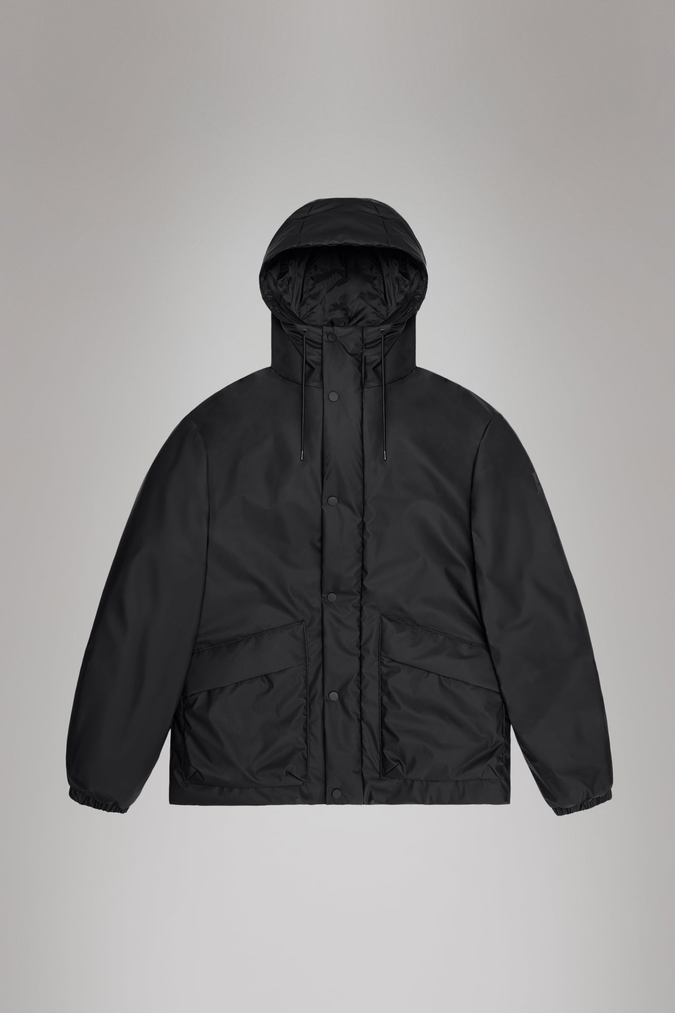 RAINS Lohja Insulated Cargo Jacket Black Jacket