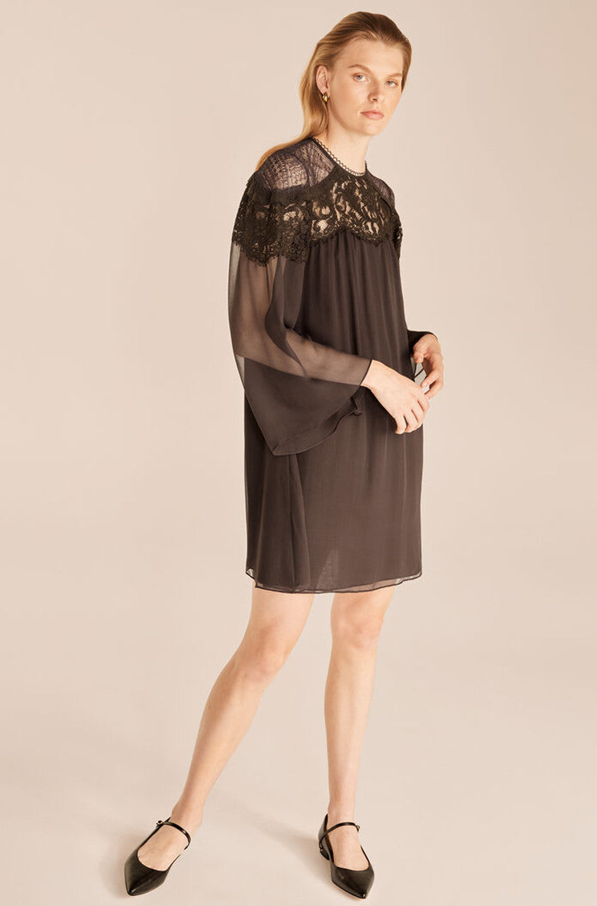 Chiffon Long Sleeve Dress | Peat