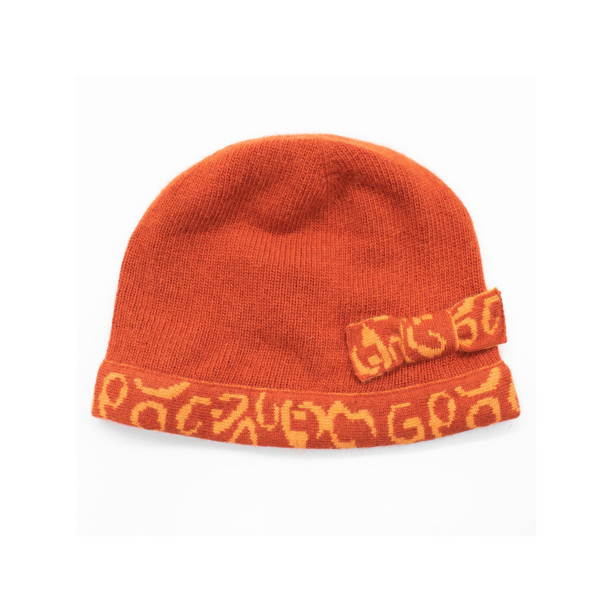 Kids | Hat And Gloves Set | Orange