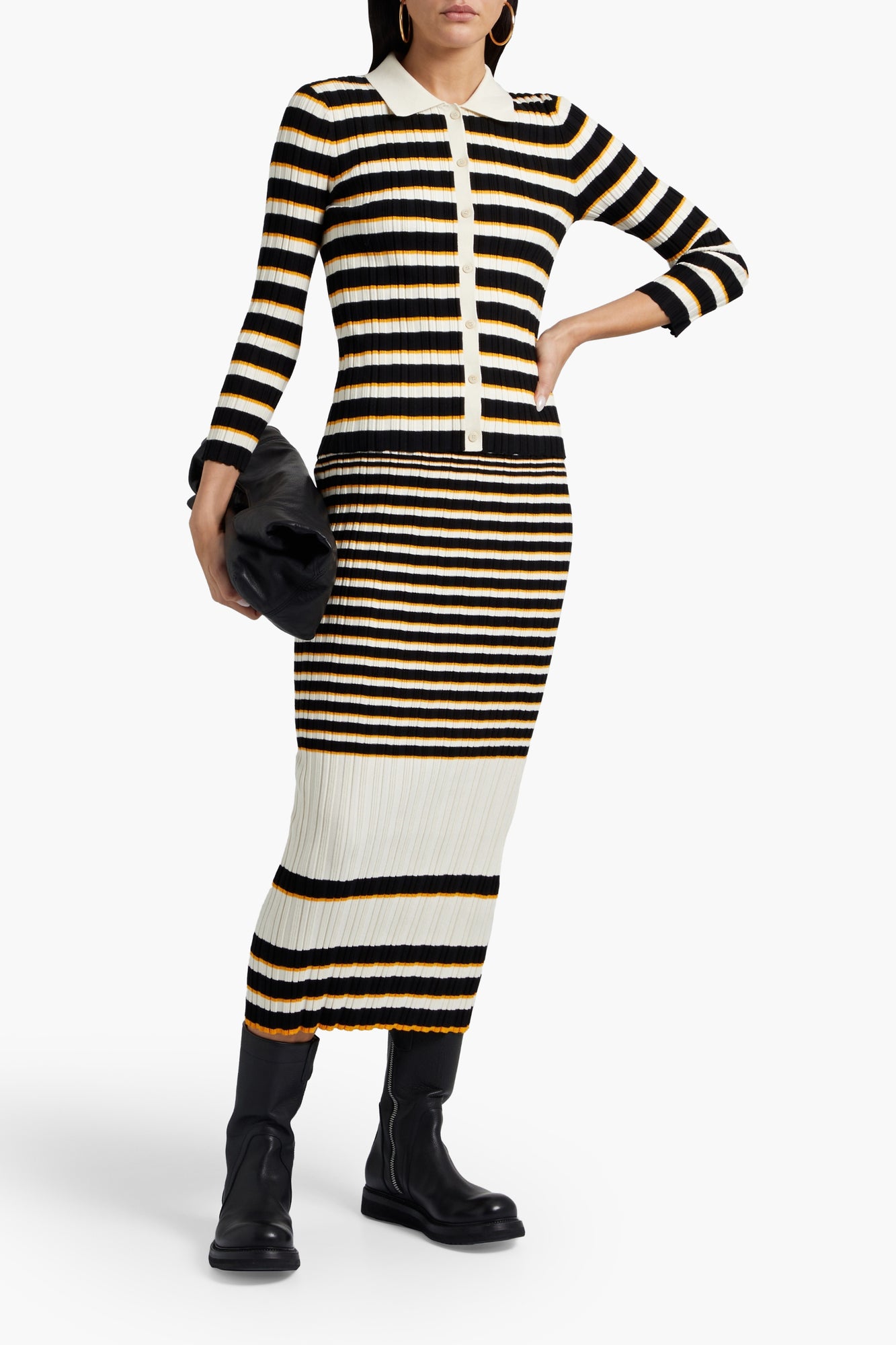 Women | Theory | Midi Skirts | Cream