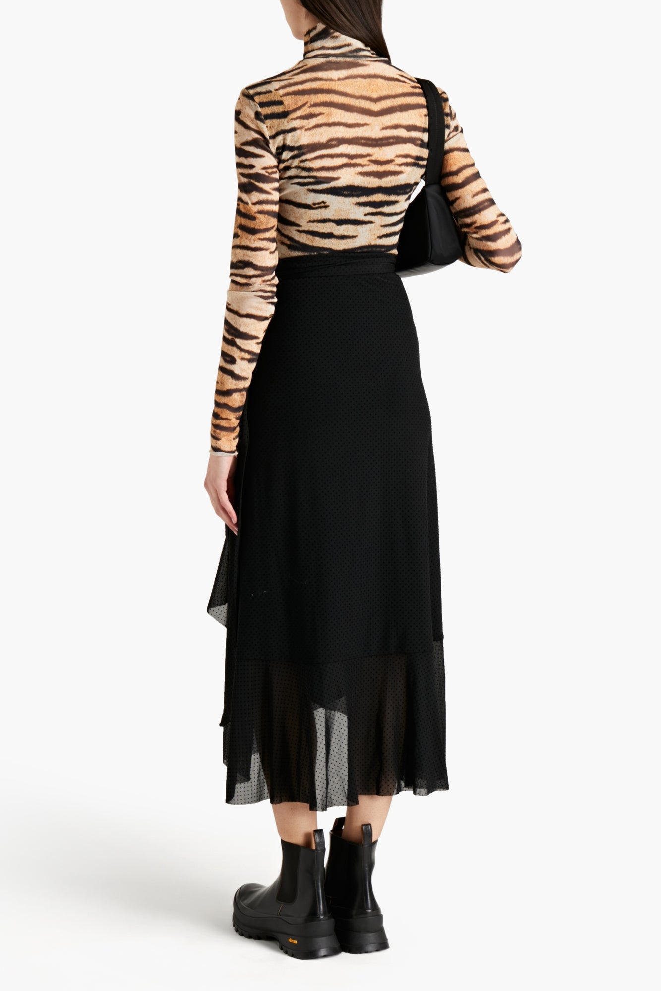 Women | Ganni | Midi Skirts | Black