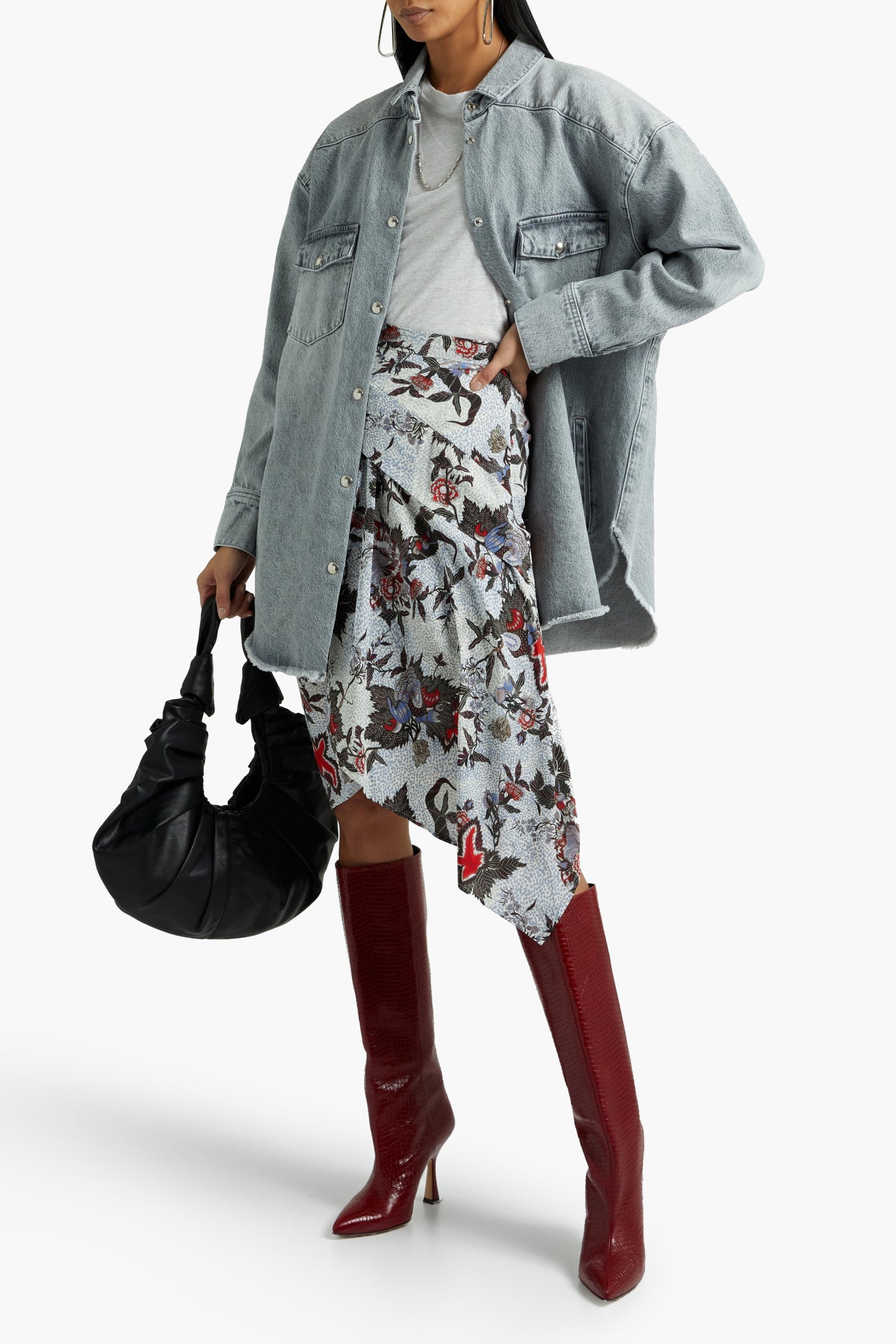 Women | Isabel Marant | Knee Length Skirts | Ecru