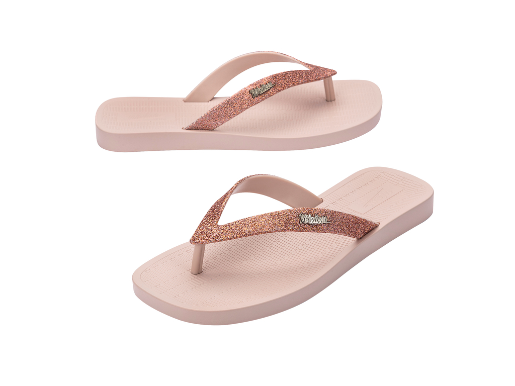 Womens | Sun Long Beach II Flip Flop | Light Pink/Glitter Pink