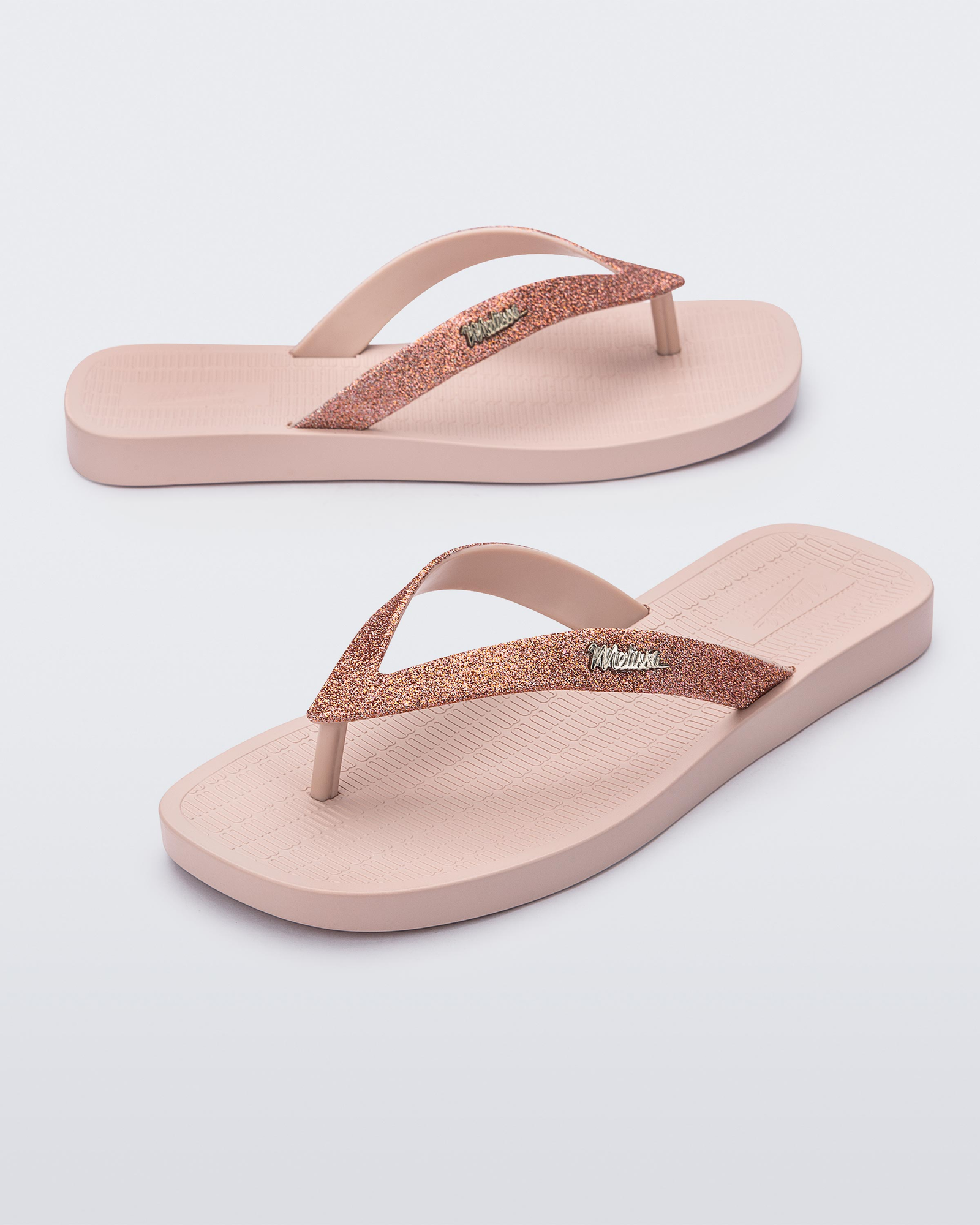 Womens | Sun Long Beach II Flip Flop | Light Pink/Glitter Pink
