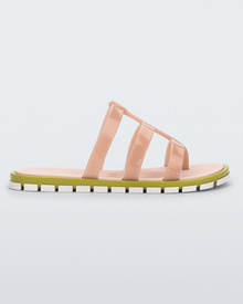 Path Slide | Milky Pink/Green